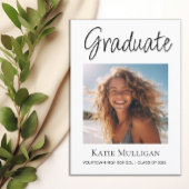 Abschluss 2 Foto White Graduation Party