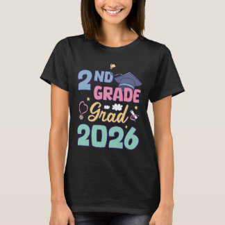 Abschluss 2. Klasse 2026 Stolzer Absolvent Zweite  T-Shirt