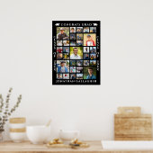 Abschluss 33 Foto Collage your Color Poster (Küche)