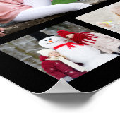 Abschluss 33 FotoCollage Einfach benutzerdefiniert Poster (Ecke)