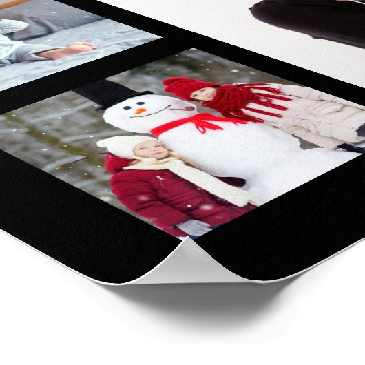 Abschluss 35 Foto Collage Glückwunsch Grad Script Poster (Ecke)