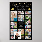 Abschluss 35 Foto Collage Glückwunsch Grad Script Poster (Vorne)