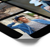 Abschluss 35 Schwarze Goldkappe Poster (Ecke)