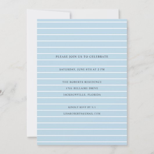 Abschluss 3-Foto Collage Easy Edit Modernes Skript Ankündigung (Rückseite)