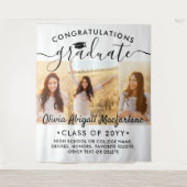 Abschluss 3 FotoCollage Große, moderne Umgebung Wandteppich (Vorderseite)