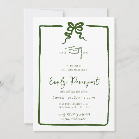 ABSCHLUSS 3 FOTOS EINLADUNG (Vorderseite)