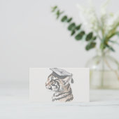 Abschluss | 3 Fotos hinzufügen Visitenkarte (Stehend Vorderseite)