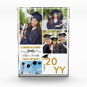 Abschluss 4 Benutzerdefiniertes Foto, Graduierung  Fotoblock (Vorderseite)