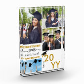 Abschluss 4 Benutzerdefiniertes Foto, Graduierung Fotoblock (Links)