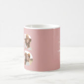 Abschluss 4 Foto Modernes personalisiertes Rosa mä Kaffeetasse (Mittel)
