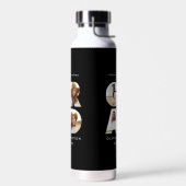 Abschluss 4 Foto Modernes personalisiertes Schwarz Trinkflasche (Links)