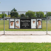 Abschluss 4 FotoCollage Glückwunsch Banner (Insitu)