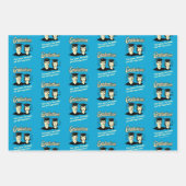 Abschluss: 4 Jahre, 2 Bücher Geschenkpapier Set (Vorderseite 2)