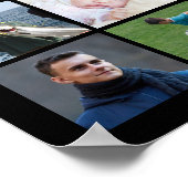 Abschluss 54 Schwarze Goldkappe Poster (Ecke)