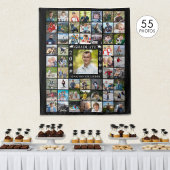 Abschluss 55 - Farbhintergrund für die FotoCollage Wandteppich