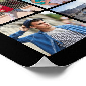 Abschluss 55 FotoCollage Personalisiert Poster (Ecke)