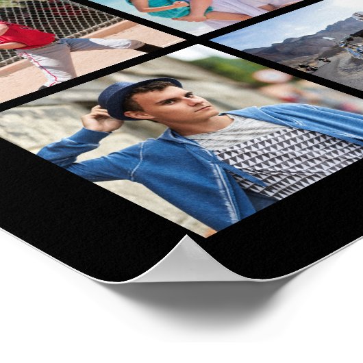 Abschluss 55 FotoCollage Personalisiert Poster (Ecke)