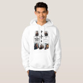 Abschluss 5 Foto-Feier Absolventenvorlage Hoodie (Vorne ganz)