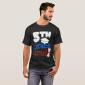 Abschluss 5Stufe Fünfte Stufe T-Shirt (Vorne ganz)