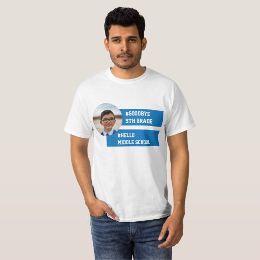Abschluss 5th Grade Funny Werbeaktion Textnachrich T-Shirt (Vorne ganz)
