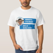 Abschluss 5th Grade Funny Werbeaktion Textnachrich T-Shirt (Vorderseite)