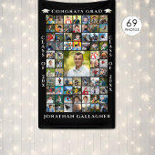 Abschluss 69 Fotocollage Glückwunsch Absolvent Banner