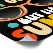 Abschluss 7. bis 8. Klasse, aber erster Sommer Poster (Ecke)