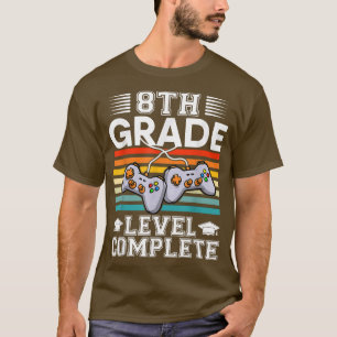 Abschluss 8. Klasse Abschlussfeier Er Ihm Gamer St T-Shirt