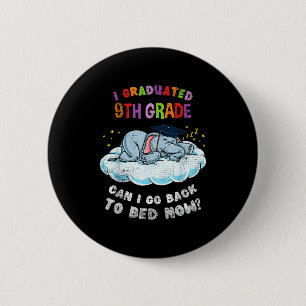 Abschluss 9. Klasse Elefant lustiger Abschluss Button