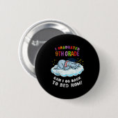 Abschluss 9. Klasse Elefant lustiger Abschluss Button (Vorne & Hinten)