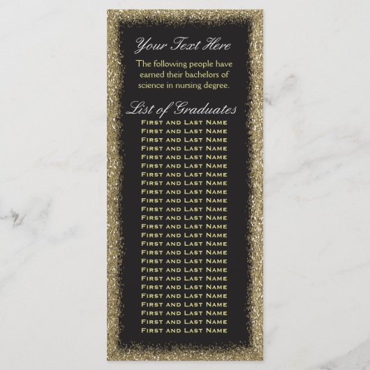 Abschluss Abendessen Einladung (Rückseite)