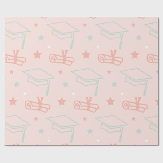 Abschluss Abschluss Packpapier Muster (Flach)