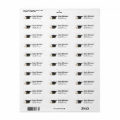 Abschluss Address Labels Class of 2025 (Vorne)
