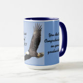 Abschluss-Adler-Kombi-Kaffeetasse Tasse (VorderseiteRechts)