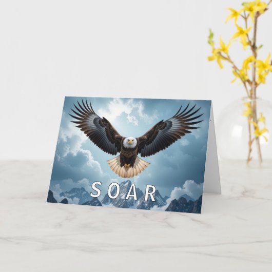 Abschluss-Adler mit SOAR Karte (Gelbe Blume)