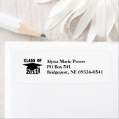 Abschluss-Adressenaufkleber (Insitu)