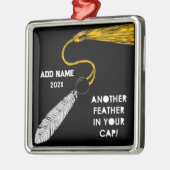 Abschluss Advanced Degree 2023 Ornament Aus Metall (Links)