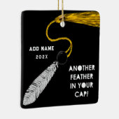 Abschluss Advanced Degree Keepake-Geschenk Keramikornament (Rechts)