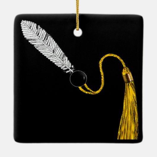 Abschluss Advanced Degree Keramikornament (Rückseite)