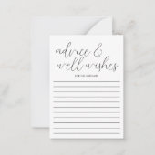 Abschluss Advice Card Graduation Party Game Mitteilungskarte (Vorderseite)