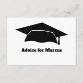 Abschluss Advice wünscht Grad Party Begleitkarte (Rückseite)