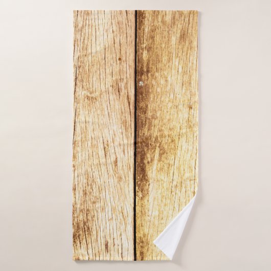 Abschluss alter Holztextur Badehandtuch (Badehandtuch)