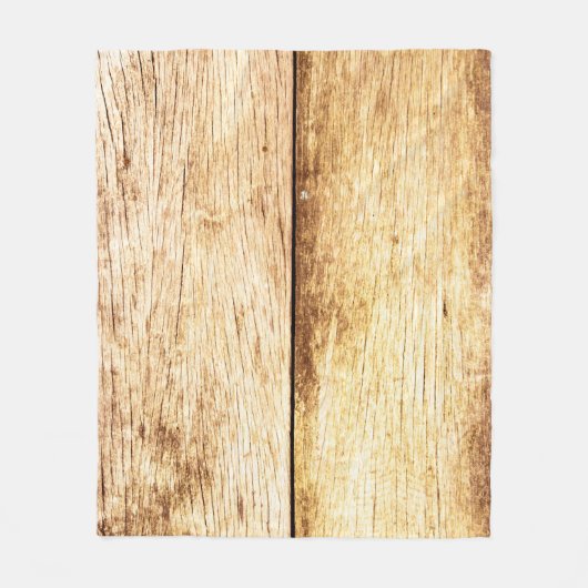 Abschluss alter Holztextur Fleecedecke (Vorderseite)