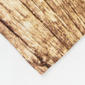 Abschluss alter Holztextur Fleecedecke (Ecke)