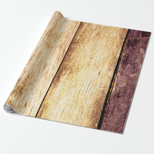 Abschluss alter Holztextur Geschenkpapier (Ungerollt)