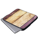 Abschluss alter Holztextur Laptopschutzhülle (Vorne Knopf)