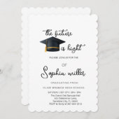 Abschluss an der High School, Graduierungsparty Einladung (Vorne/Hinten)