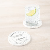 Abschluss an der Universität oder Uni Personalisie Getränkeuntersetzer (Seite)