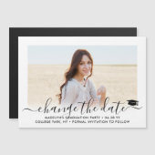 Abschluss ändern das Datum, an dem das Foto versch Magneteinladung (Vorne/Hinten)