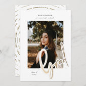 Abschluss-Ankündigung (Vorne/Hinten)